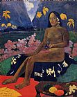 Paul Gauguin Canvas Paintings - The Seed of Areoi